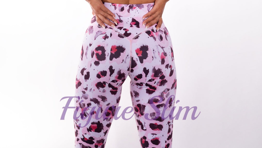Wild Thing Hot Pink Leopard Print Leggings by TheGrinningSkull
